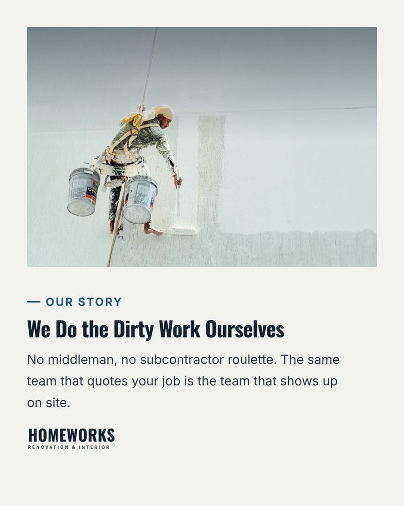 HOMEWORKS Renovation — 品牌故事