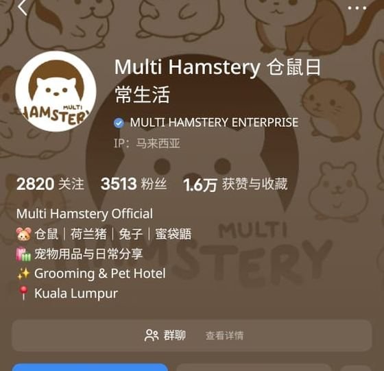 Multi Hamstery 认证后 · 蓝V